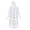 thumbnail image 1 of Family Rain Ponchos With Hoods and Secure Convenient for Adults Outdoor Disposable PE Material, 1 of 4