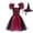 H, variant on HNMKIU Halloween for Girls Toddler Kids Baby Girls Magnificent Witch Halloween Black Gown With Hat Fancy Tutu Dress Up Cosplay Party Dresses G - 8