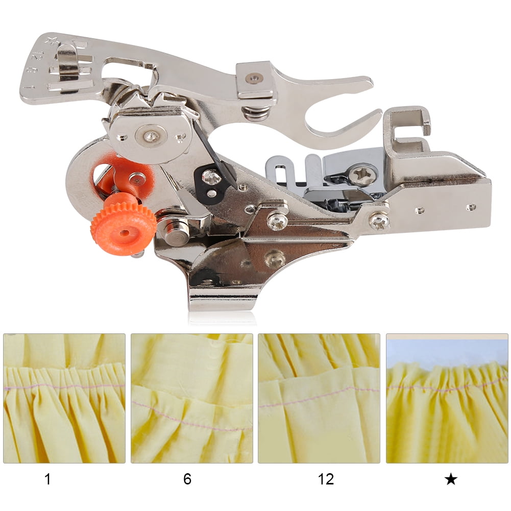 Spptty Ruffler Presser Foot Feet For Brother Singer Domestic Sewing