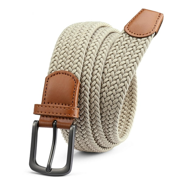 Cinturón elástico CHAOREN para hombre - Cinturón de golf elástico trenzado