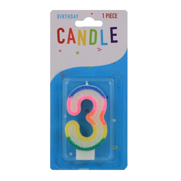 Colorful Birthday Candle - 3