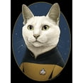 thumbnail image 2 of Men's Star Trek: The Next Generation Commander Data Cat  Graphic Tee Black X Large, 2 of 5