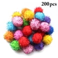 thumbnail image 1 of Pom Pom Ball Creative Multi-purpose Lovely Glitter Pom Pom DIY Craft Ball, 1 of 10
