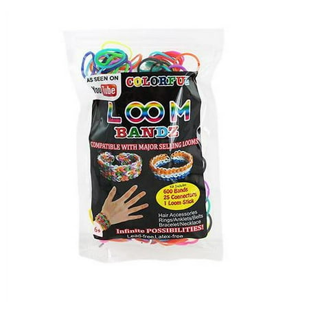 Mj Holding Colorful Loom Bandz Pk Diy (600 Bands)