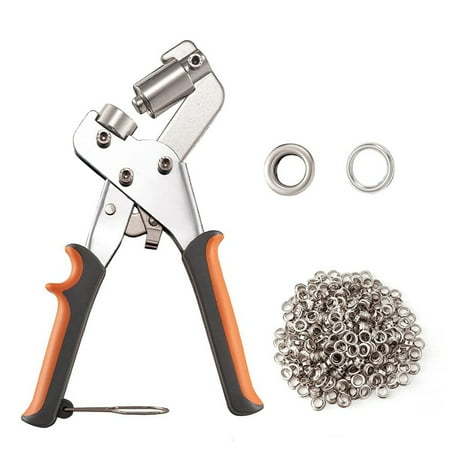 

Grommet Tool Kit Kit - Grommet Punch Set Including 500Pcs 3/8 Inch Grommets for Fabrics Canvas and More