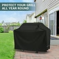 thumbnail image 7 of Unicook Gas Grill Cover 65 inch, Heavy Duty Waterproof BBQ Cover for Grills up to 63" Width, Fits Grills of Weber Char-Broil Nexgrill and More, Black, 7 of 7