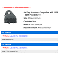 thumbnail image 2 of Air Flap Actuator - Compatible with 2008 - 2014 Peterbilt 210 2009 2010 2011 2012 2013, 2 of 3