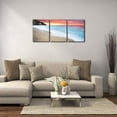 thumbnail image 2 of Sea Waves Canvas Wall Art Print Romantic Beach Painting Wall Decor for Living Room Home Decoration Ocean Nature Gallery Wrapped Posters and Prints Ideal Gifts - 12" x 16" x 3 Panels, 2 of 6