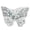 White, variant on Eye-Catching Sequins Butterfly Applique for Clothes Hat Sewing Patches Scarf Wedding Dress Decors Accessories