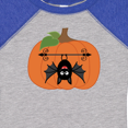 thumbnail image 4 of Inktastic Halloween Pumpkin Funny Bat Boys or Girls Baby Bodysuit, 4 of 5