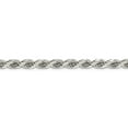 thumbnail image 2 of Sterling Silver 7mm Diamond-cut Polished 8 Sides Rope Chain (Weight: 100.12 Grams, Length: 26 Inches), 2 of 4