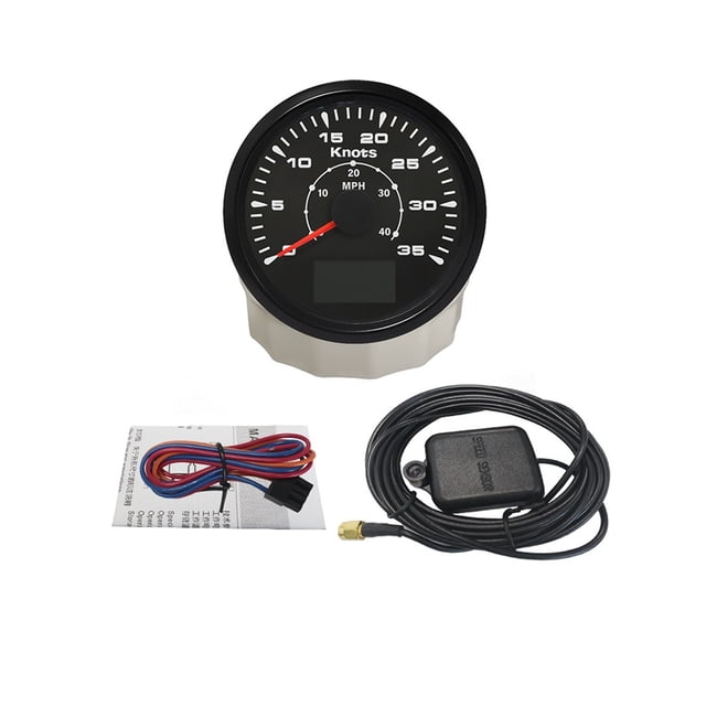 85mm Car Boat GPS Speedometer Velometer 0-35Knots 0-70Knots Odometer With ODO COG TRIP With 8 Color Backlights ,High Precision