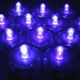 thumbnail image 7 of PURPLE ~ 12 LED Submersible Waterproof Wedding Floral Decoration Tea Lights, 7 of 7