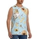 thumbnail image 2 of Fotbe Cute Gnome Bee Collects Honey Men's Camiseta sin Mangas Estampada para Hombres, Playera Casual para Gimnasio, Entrenamiento, Playa-Medium, 2 of 7