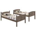 thumbnail image 6 of Maklaine 80" x 57" Twin over Full Wood Bunk Bed in Brown Finish, 6 of 9