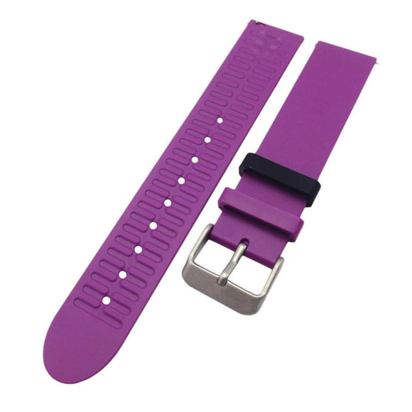 Correa de reloj, correa de muñeca de TPE y hebilla de metal. Púrpura