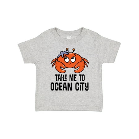 

Inktastic Ocean City Maryland Cute Crab Gift Toddler Boy or Toddler Girl T-Shirt