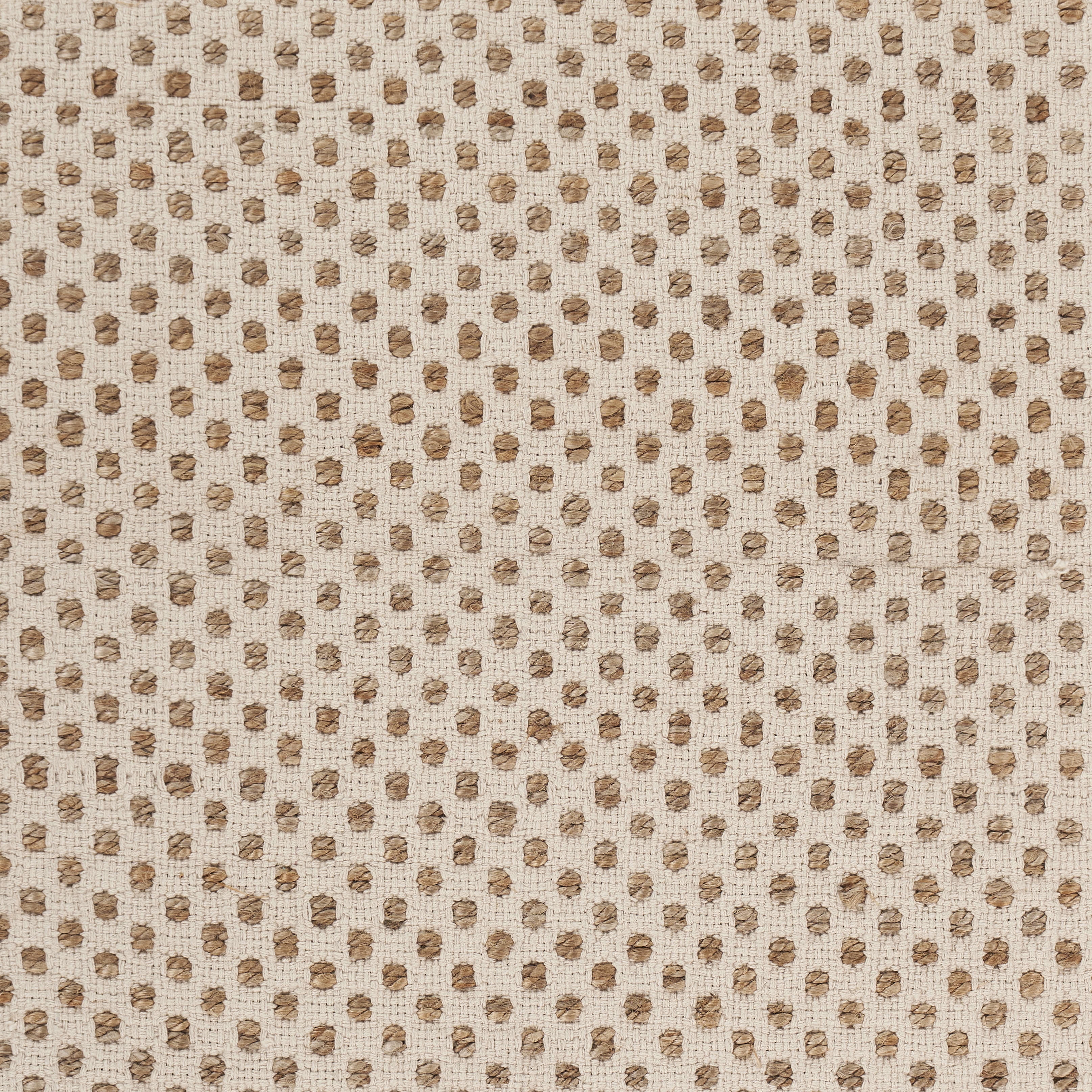 LR Home Global 2 ft. 6 in. x 3 ft. 10 in. Natural and Cream Fringe Reversible Area Rug