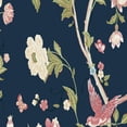 thumbnail image 4 of Laura Ashley Summer Palace Midnight Blue Wallpaper, 4 of 4