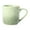Green, variant on HHBEAUTY Ceramic Tea Cup Coffee Mug for Office and Home, Cream-style Ceramic Breakfast Cup, Hand Painted with Handles, Gradient Color Mug, Dishwasher Microwave Safe, Gray