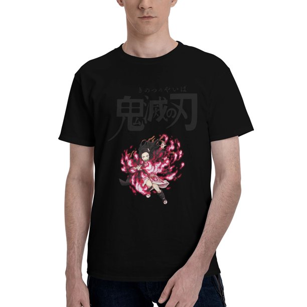 Camiseta de Manga Corta para Hombres Kimetsu no Yaiba