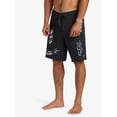 thumbnail image 3 of Quiksilver Men's Boardshorts Surfsilk Straight Leg 19" Swimming Trunk Shorts (40, Tarmac Black), 3 of 5