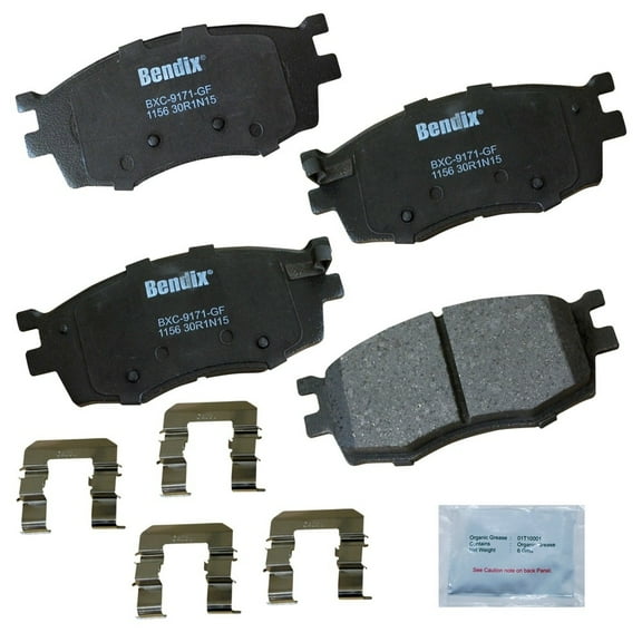 Disc Brake Pad Set Fits select: 2006-2011 HYUNDAI ACCENT, 2006-2011 KIA RIO
