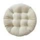 thumbnail image 5 of Cojín redondo para asiento de silla, suave, 55 x 55 cm, decorativo, lavable, cómodo para patio. Beige, 5 of 9