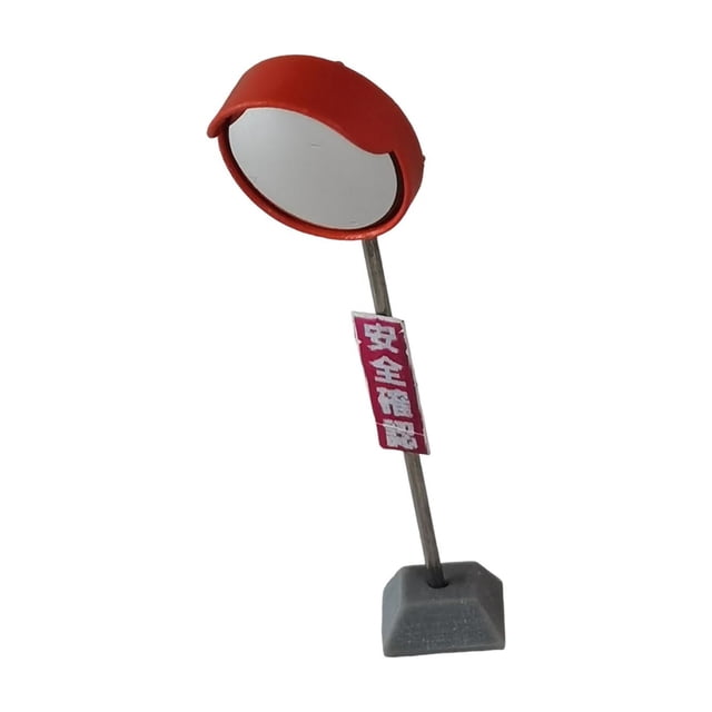 Xuanheng 1/64 Convex Mirror Model Micro Landscape Decor Miniature Convex Mirror Model Clear View Version