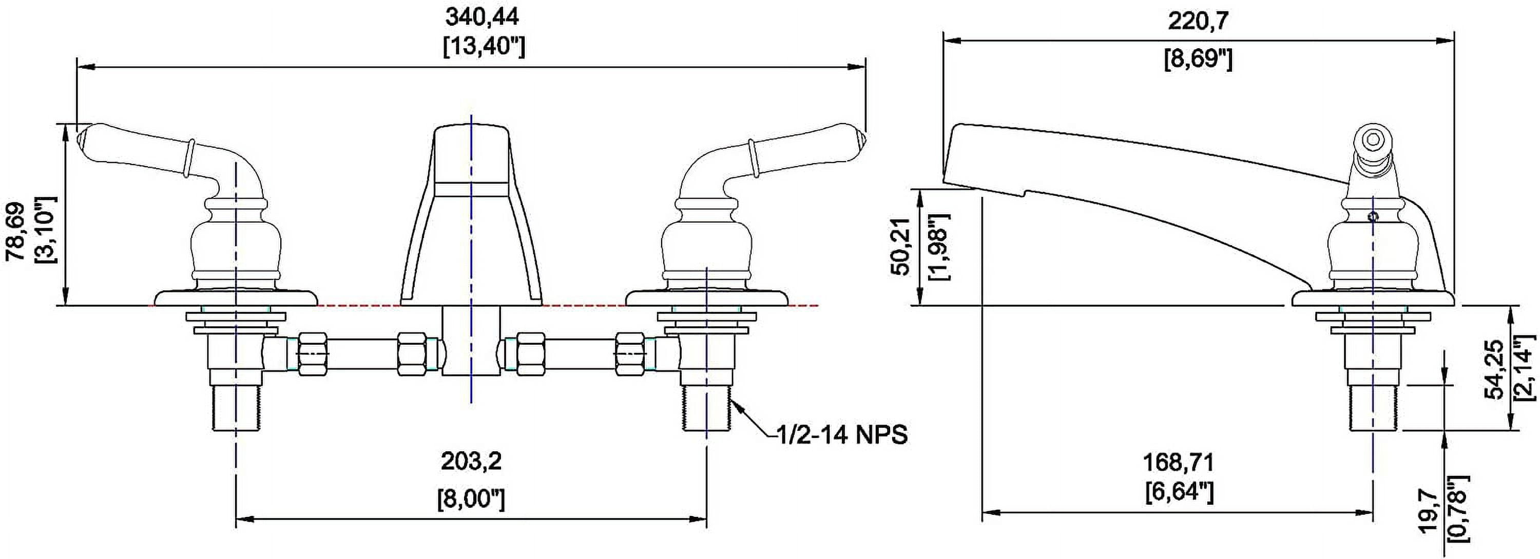 Empire Oil Rubbed Bronze Garden Tub Faucet