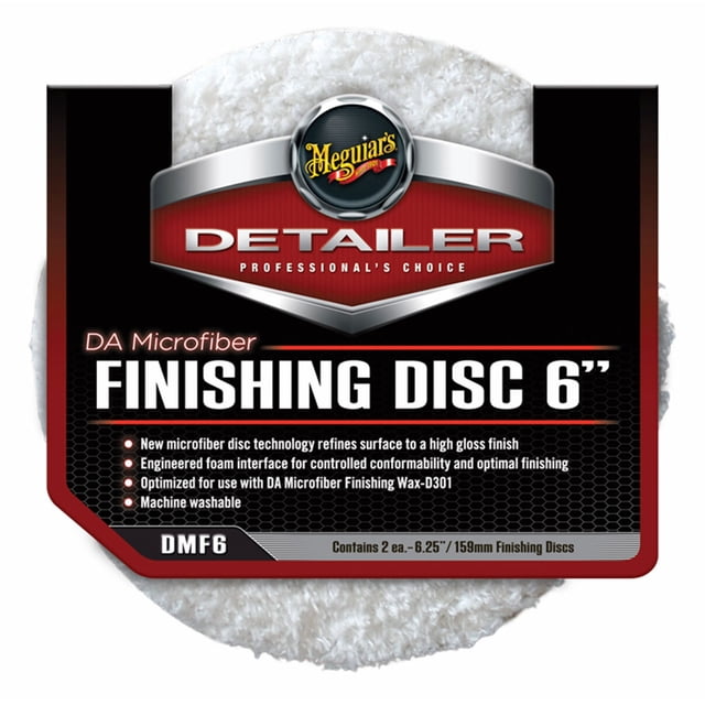 Disco Para Encerado 6' Meguiar’s 2pzas Microfibra 6 Pulgadas