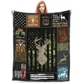 thumbnail image 2 of Black Nurse Medicine Heart Ultra-Soft Cozy Throw Blanket Home Decorative Blanket Nurse Gift for Women, 2 of 6