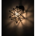 thumbnail image 2 of Meyda Tiffany 180419 Moravian Star 14" Tall Wall Sconce - Brown, 2 of 7