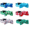 thumbnail image 3 of Christmas Nylon Dog Collars With Bow Tie For Small/Medium/Large Pets, 3 of 3
