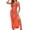 Orange, variant on HOMBOM Womens Cover Ups Swimwear Coverups Sleeveless Side Split Summer Dresses for Ladies Vacation