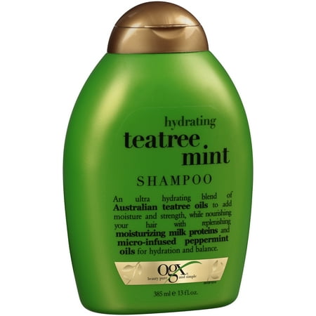 OGX® Hydrating Teatree Mint Shampoo 13 fl. oz. Squeeze Bottle