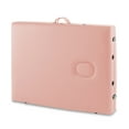 thumbnail image 4 of Saloniture Professional Portable Lightweight Bi-Fold Massage Table with Aluminum Legs - Includes Headrest, Face Cradle, Armrests and Carrying Case - Pink, 4 of 7