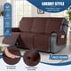 thumbnail image 3 of Funda para muebles TAOCOCO, sofá reclinable impermeable de 3 plazas, 3 of 8
