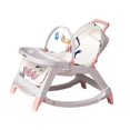 thumbnail image 4 of Mecedora infantil,Silla calmante para bebé con portátil para bebé,Mecedora infantil Mecedora reclinable,Camas para dormir para bebés Silla cómoda para recién rosa, 4 of 9