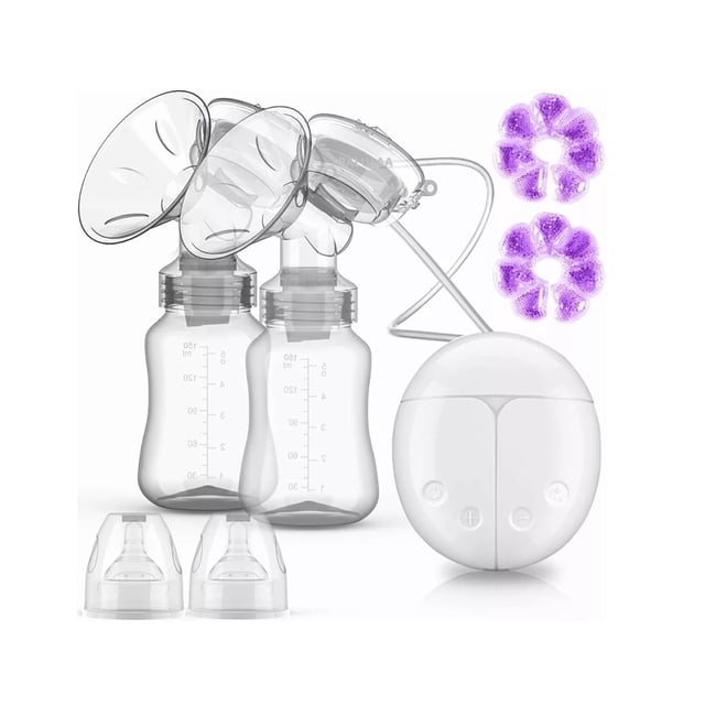 Extractor de leche con 2 copas