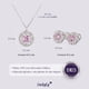 thumbnail image 5 of Set de Joyería para Mujer Plata .925 con Zirconia Cúbica, LuckyLy Juego de Collar y Aretes Florales Brillantes – Regalos para Mamá y Regalos para Mujer Cumpleaños y Navidad, Modelo Fiora, 5 of 6