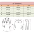 thumbnail image 5 of Vedolay Fall Tops for Women Suit Jackets for Women Casual Long Sleeve Lapel Button Open Front Work Office Jackets Suit,White L, 5 of 5