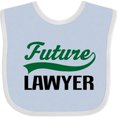 thumbnail image 3 of Inktastic Future Lawyer Boys or Girls Baby Bib, 3 of 4