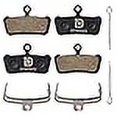 thumbnail image 3 of Dymoece 2 Pairs Bicycle Disc Brake Pads Compatible with Sram Guide RSC RS R Elixir 7 9 Avid XO Trail 4 Piston MTB Disc Brakes (Resin,Semi-Metallic,Sintered Metal) SCP-XO, 3 of 3