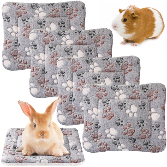 Paquete de 4 alfombrillas Tuanse para mascotas, 32 x 25 cm, reversibles, suaves y acogedoras