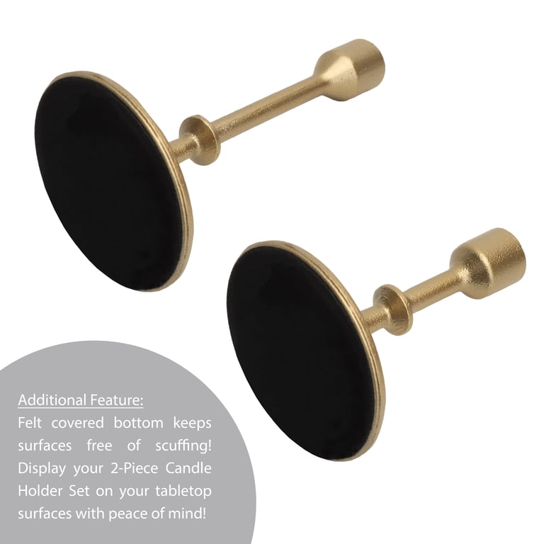 Better Homes & Gardens Gold Metal Taper Candleholders, 2-Pack photo 5