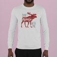 thumbnail image 5 of Old Glory Mens Autumn Don't Moose with Me Long Sleeve Graphic T Shirt, 5 of 6