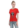 thumbnail image 4 of Women's Basic Short Sleeve T-Shirt One Piece Big Bear, 4 of 6