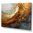 thumbnail image 2 of Designart "Alchemical Spiral Of Gold Teal Oceans" Abstract Spirals Wall Art Prints, 2 of 7