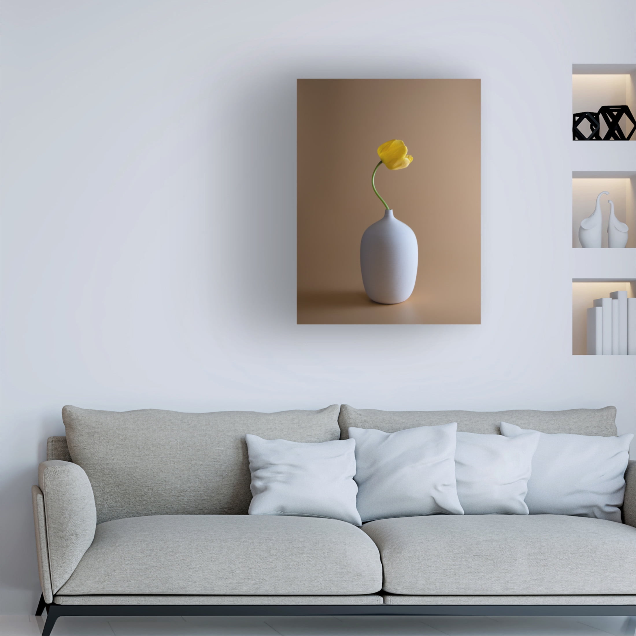 Trademark Fine Art Qing Li Tulip Canvas Wall Art